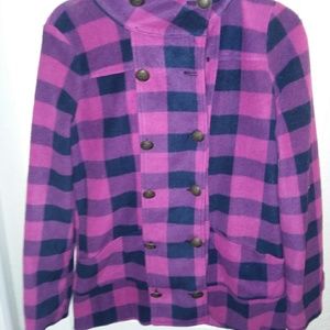 Purple and Fuscia peacoat